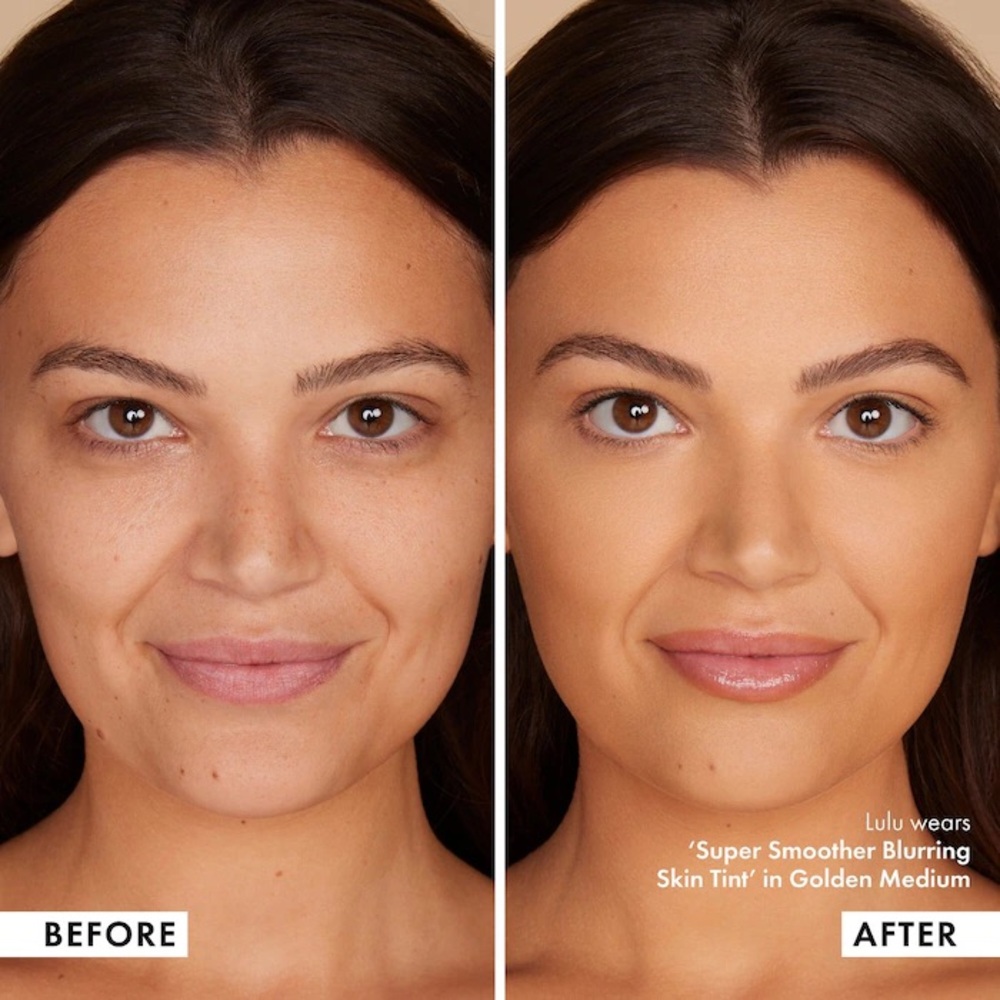 ICONIC London Super Smoother Blurring Skin Tint Golden Medium New in Box $32 - Picture 3 of 5